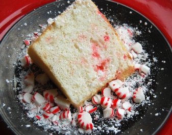 End the meal with Francesca's light Peppermint Angel Food Cake